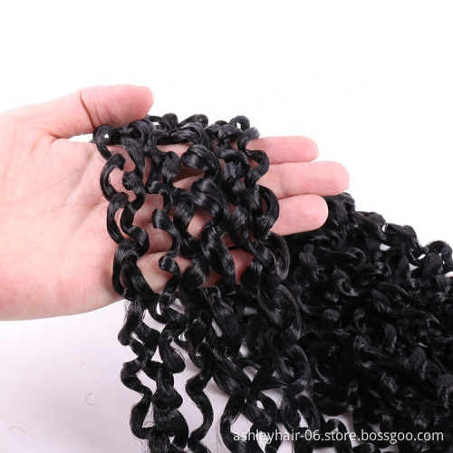 curly synthetic hair water wave braid crochet hair extra curly braid